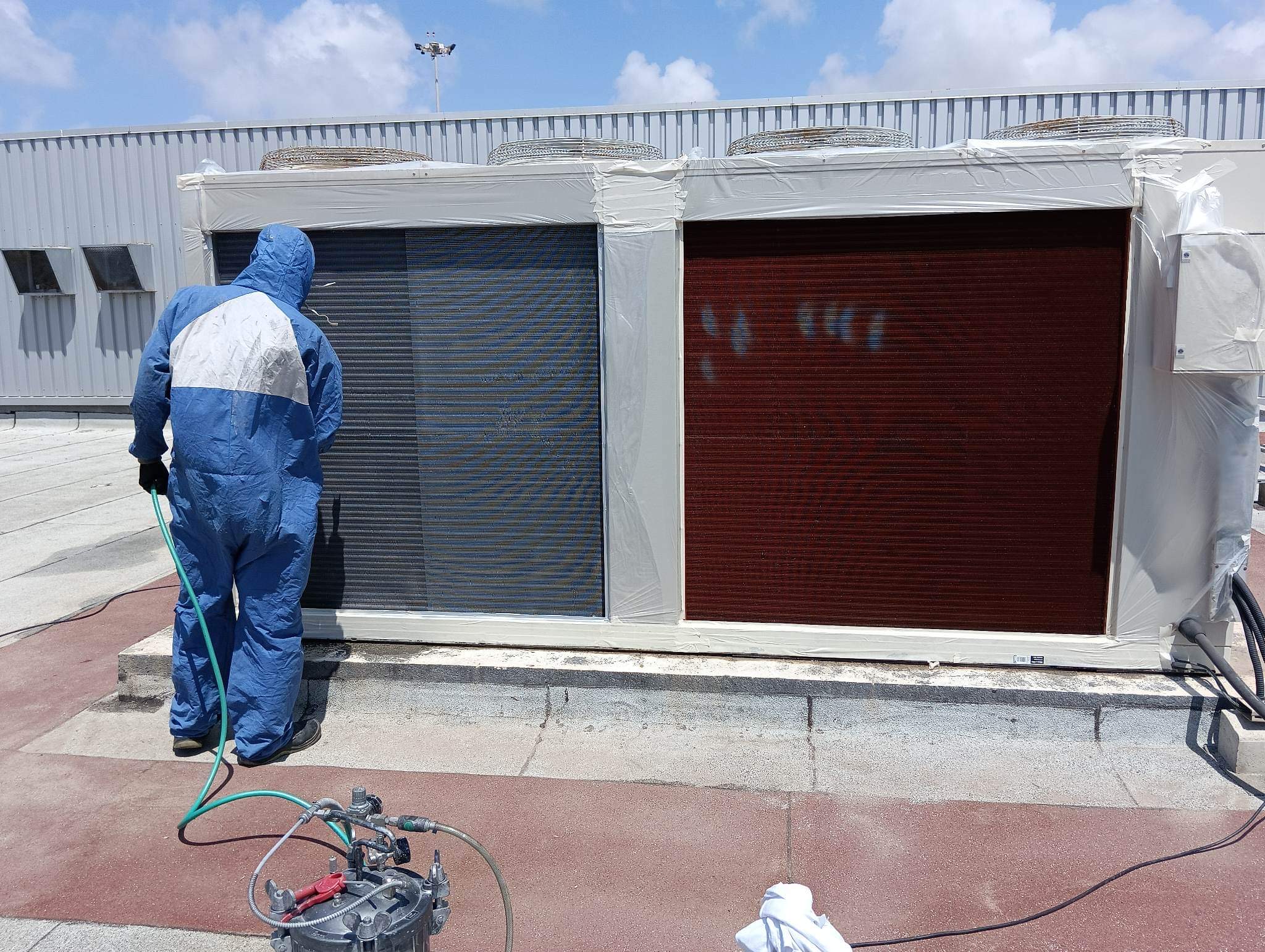 PAPHOS AIRPORT - EPOXY COATING (BEFORE AND AFTER.1) - MAY 2023